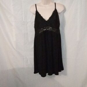 Ababoon Sleepwear, XXL, Black, Lace upper, Pre-owned